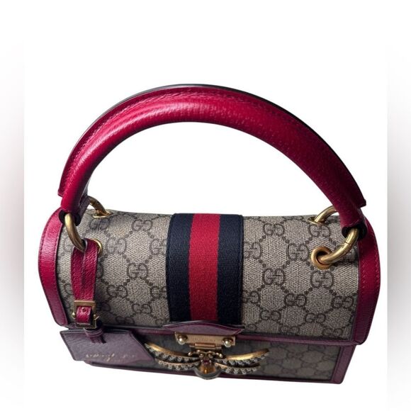 Gucci GG Supreme Monogram Small Queen Margaret Top Handle Bag - Picture 7 of 15